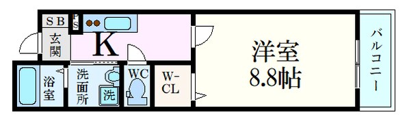 PLEIN　SOLEIL　西原1丁目の物件間取画像